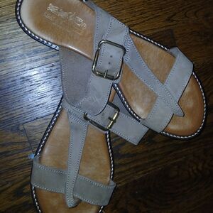 Cole Haan Women's Brown Sandals with Buckle